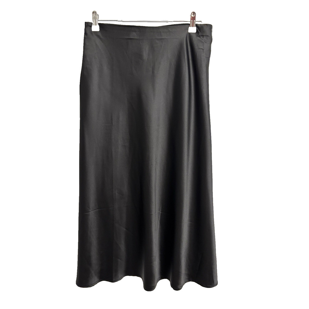 Zeagoo Women's L Black Maxi Skirt Whimsigoth Witchy Emo Timeless Baddie Biker